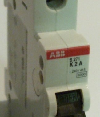 ABB S271 K2A Circuit Breaker S271K2A 1Pole 2Amp 1P 2A