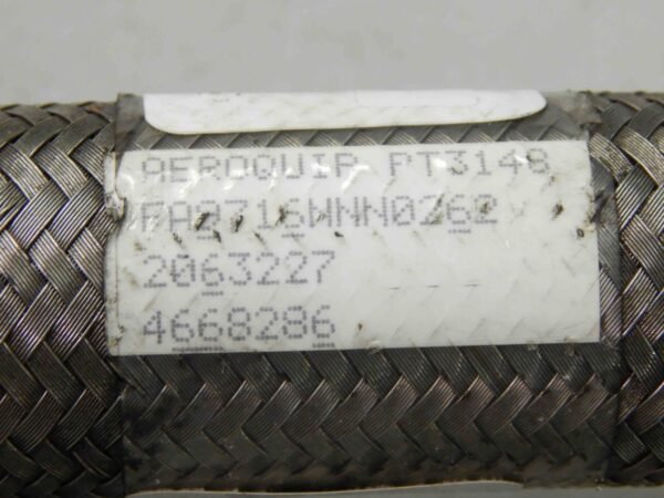 Aeroquip Stainless Braided Hose 26"L End to end 1-1/4" OD 2063227 29360607 - Image 4