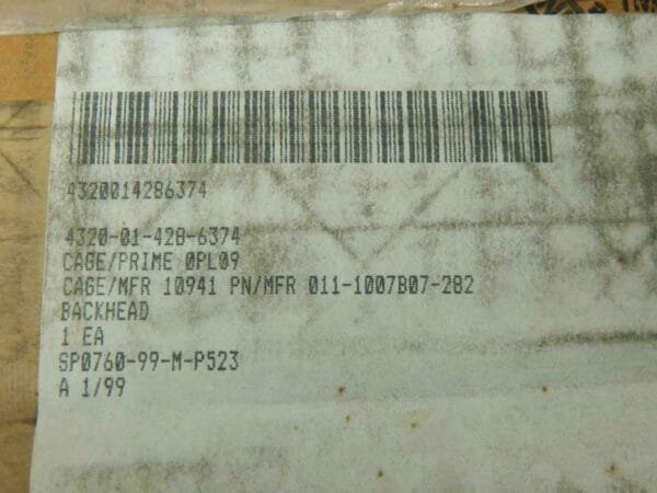 Carver Pump Co 011-1007B07-282, 4320014286374 Back Head, Liquid Pump Housing - Image 4