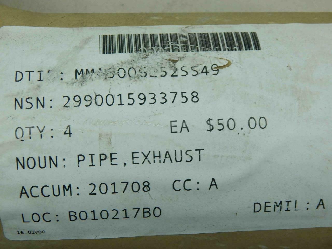 General Dynamics 10002988, 2990015933758 Exhaust Pipe Elbow, 90° - Image 5