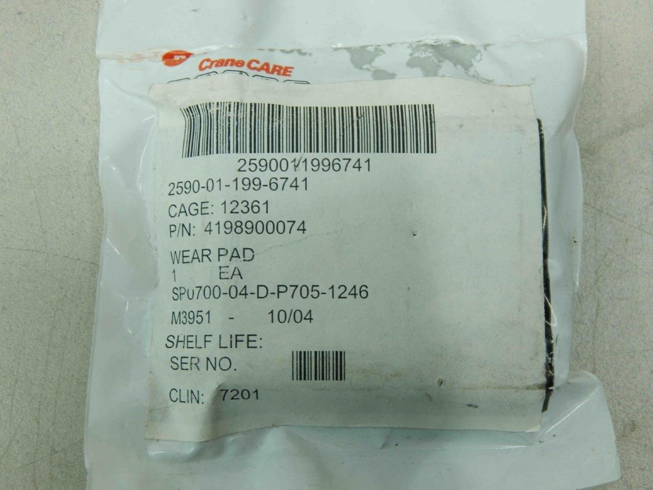 Manitowoc, Crane Care 4198900074, 2590011996741, Cushioning Wear Pad, MK48 - Image 2