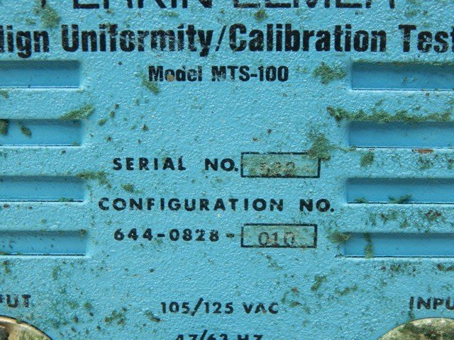 Perkin Elmer MTS-100 Microalign Uniformity Calibration Test Set - Image 6