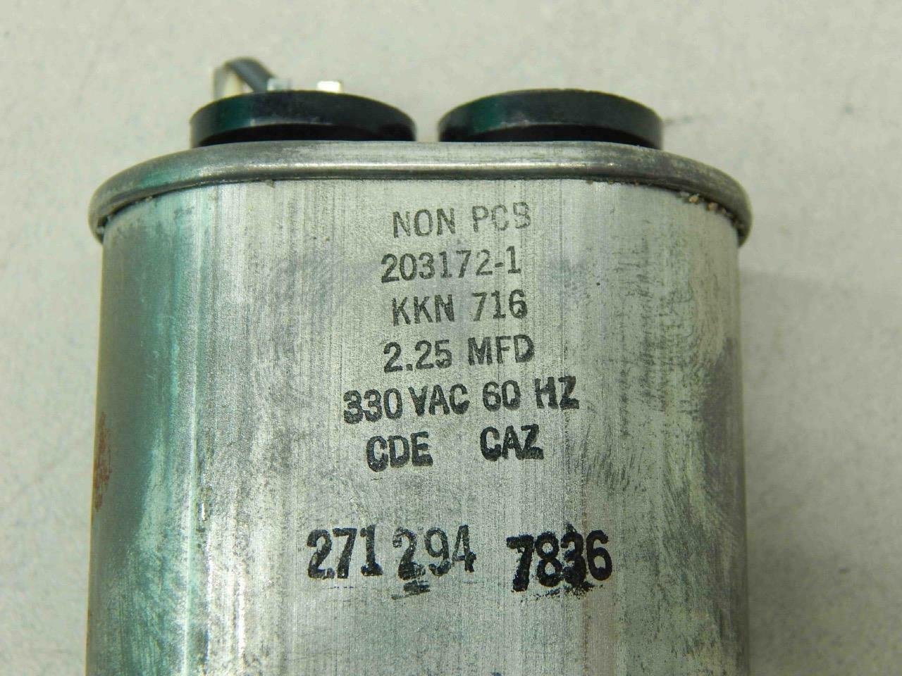 Sprague 203172-1 Capacitor (Lot of 2) #01384 - Image 4