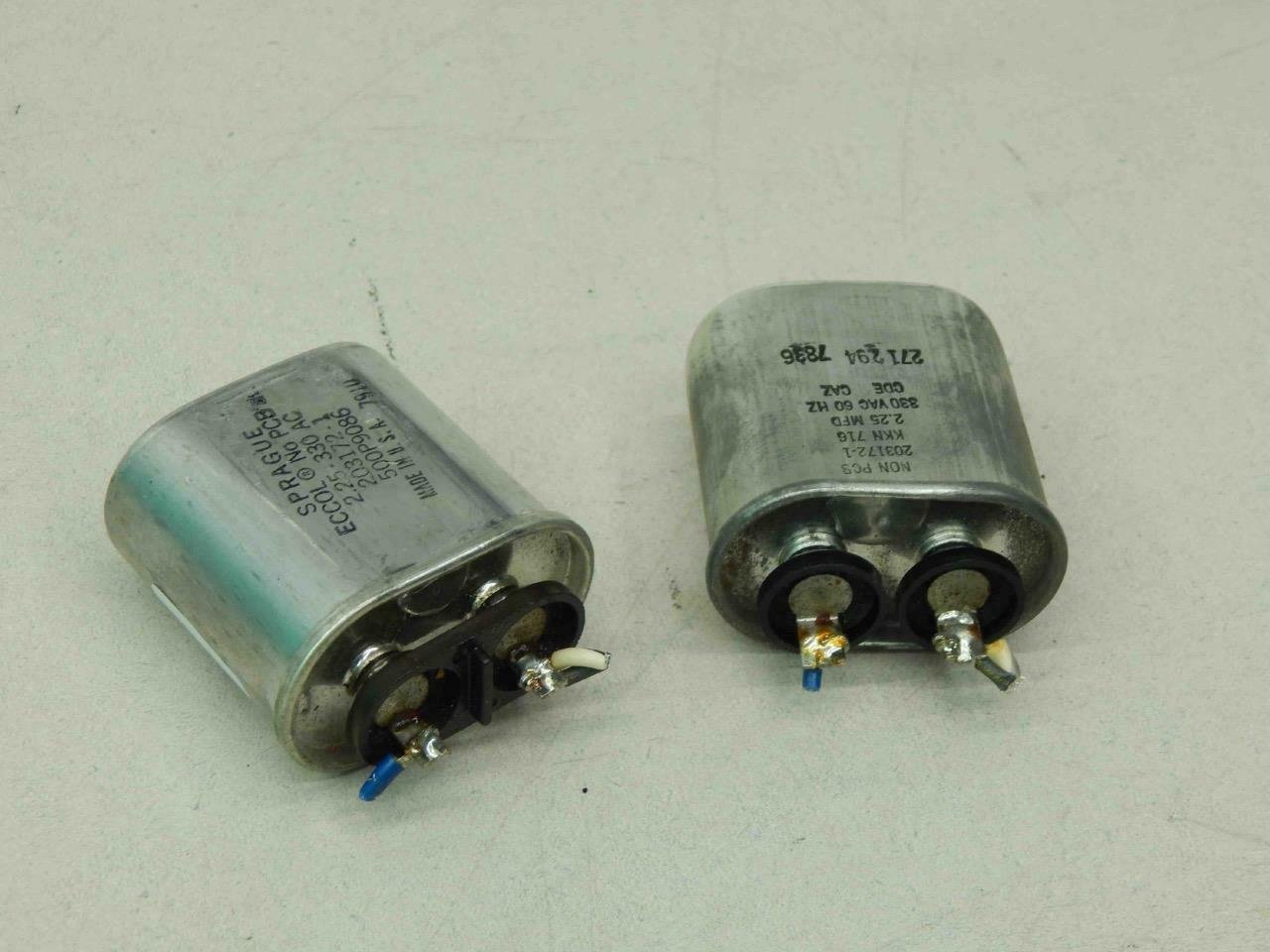 Sprague 203172-1 Capacitor (Lot of 2) #01384
